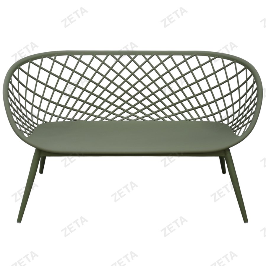 Диван пластиковый №1666-2k (ВИ)