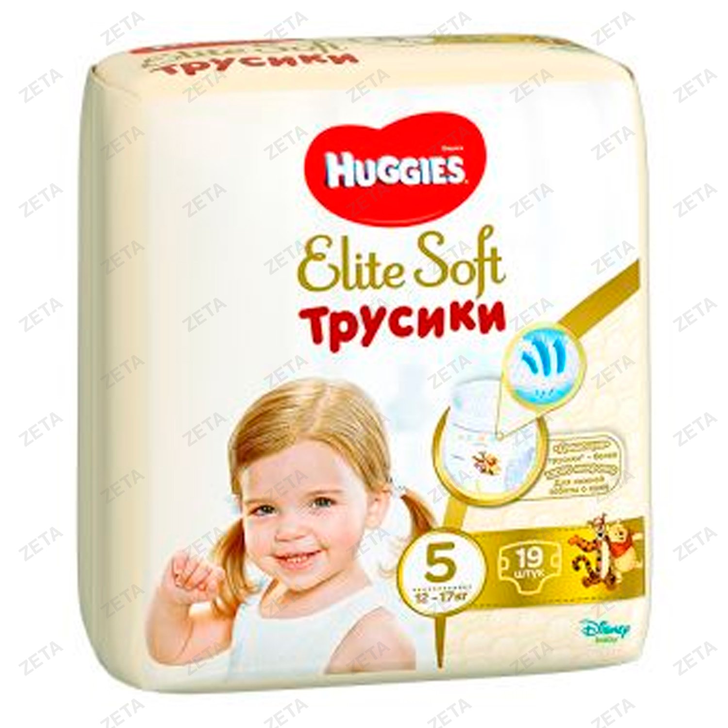 Подгузники Huggies Elite Soft Convi (5) 12-17 кг, 19 шт. - изображение 1