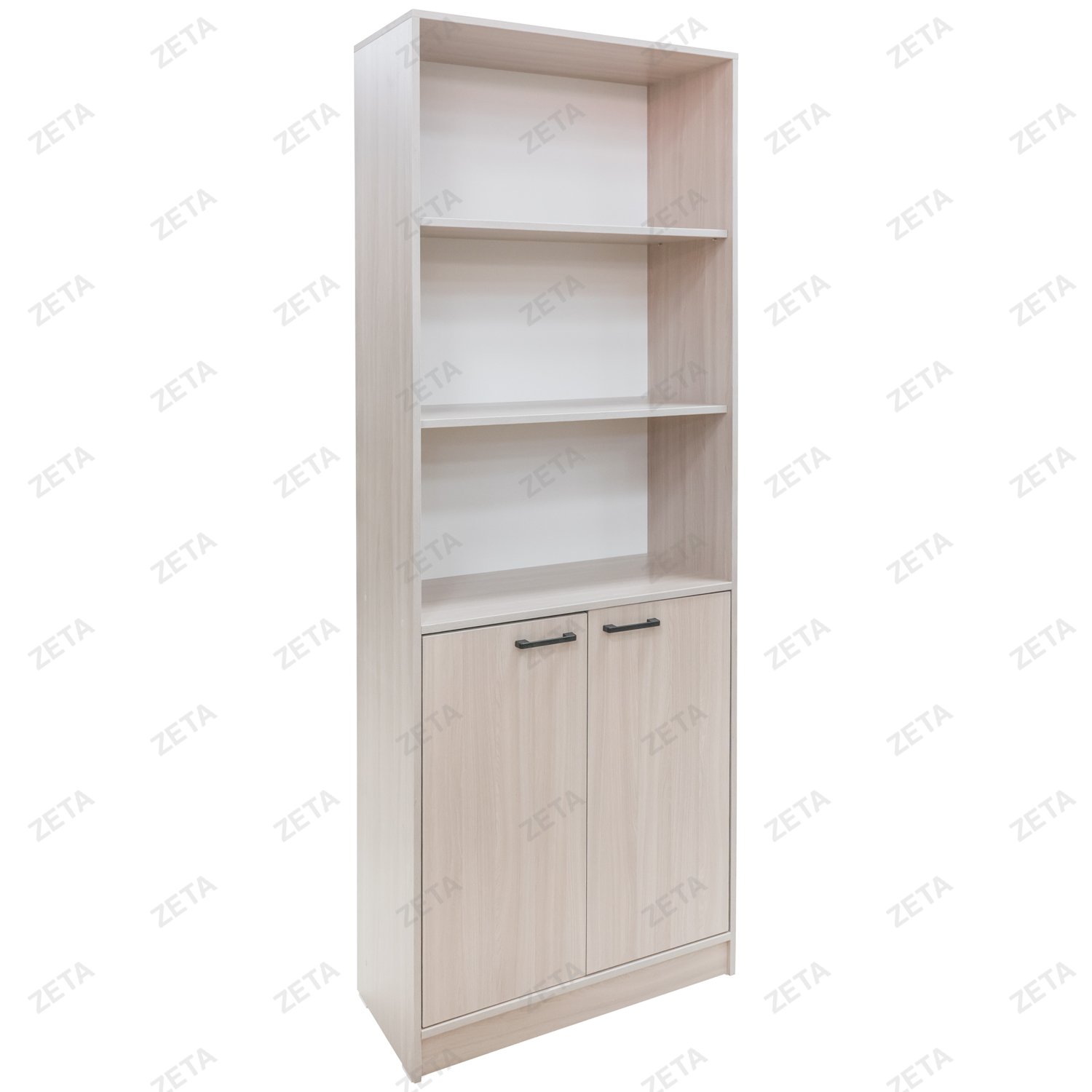 Стеллаж широкий "КУЛ-123" (ясень шимо светлый) (ТП)