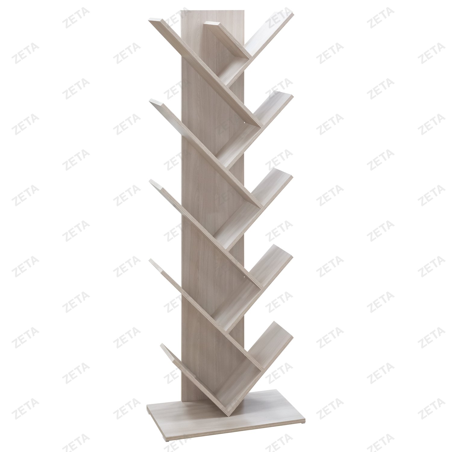 Стойка с полками "Хвоя" (ясень шимо светлый) (М-Узб)