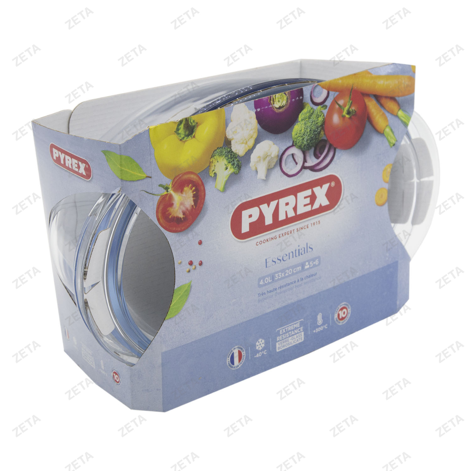 Форма для запекания овальная с крышкой "Pyrex" 3 л. №459А000 (ЮТС) - изображение 3