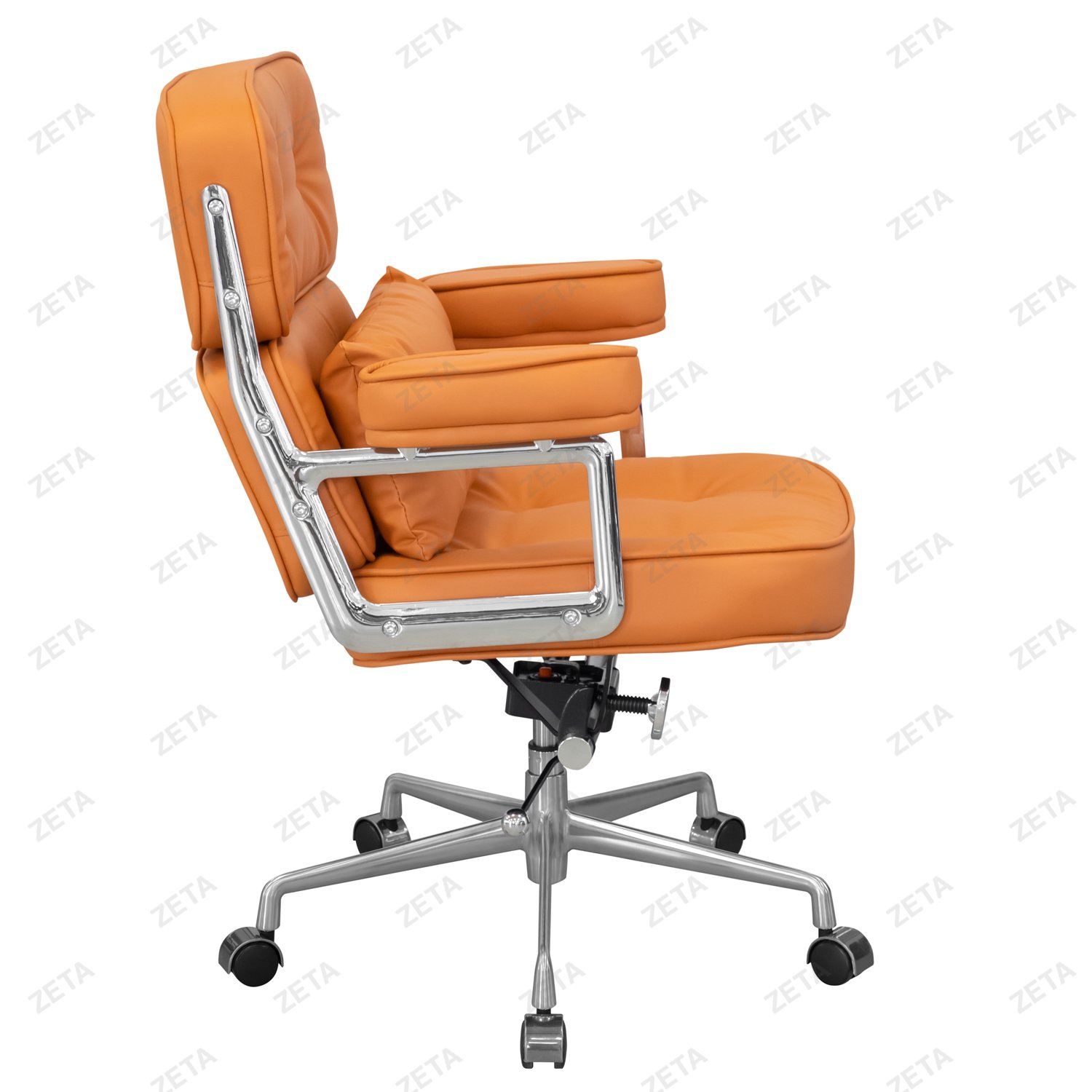 Кресло №656 (каркас и крестовина алюминий) оранжевое (ВИ) - изображение 3
