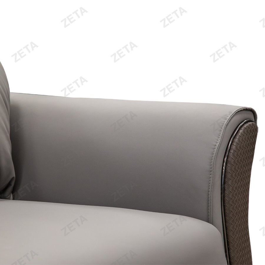 Диван офисный №A61 (серый) (ВИ)