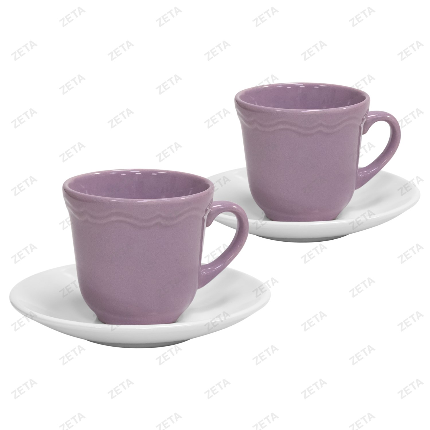 Чайная пара с блюдцами 2 шт №002467 - изображение 1