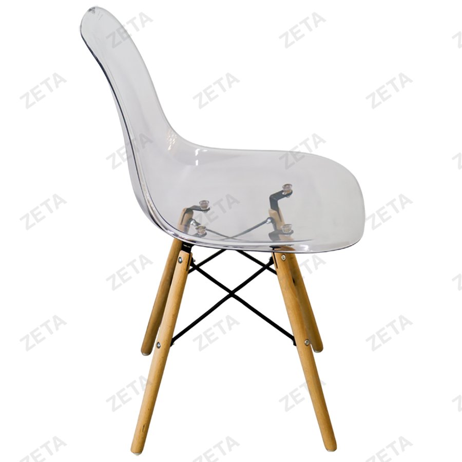 Стул пластиковый N02 (прозрачный) (ВИ)