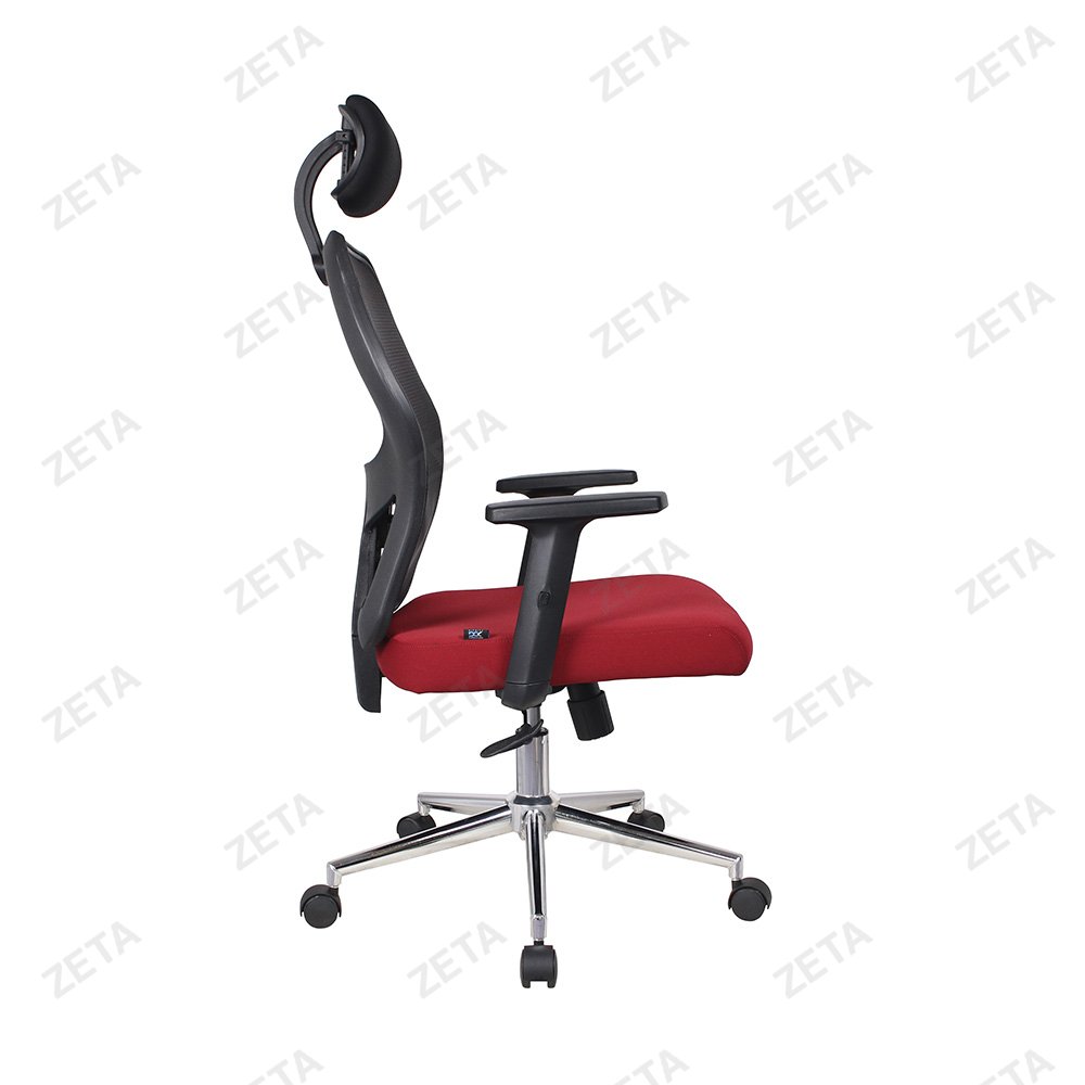 Кресло №SK-6005T (черное, красное сиденье) (ВИ) - изображение 3