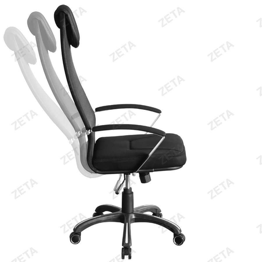 Кресло "Ленайс" (металлический каркас) (подлокотники хром "Encil", крестовина пластик d416/ 670-1/ 680)