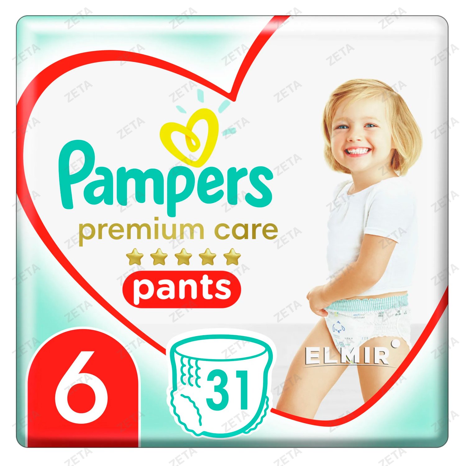 Подгузники-трусики Pampers Premium Care Pants Extra Large 31 шт. - изображение 1