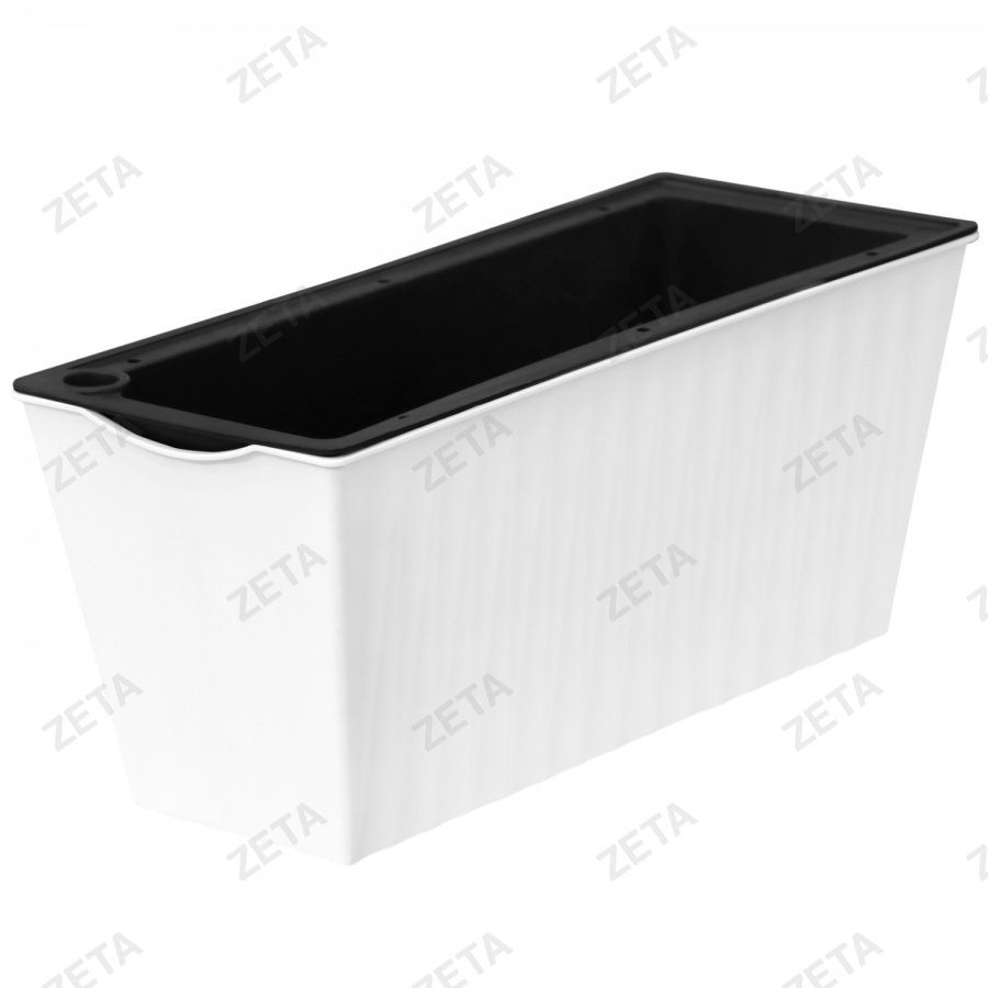 Кашпо для цветов "Блум" (белое) (большое)