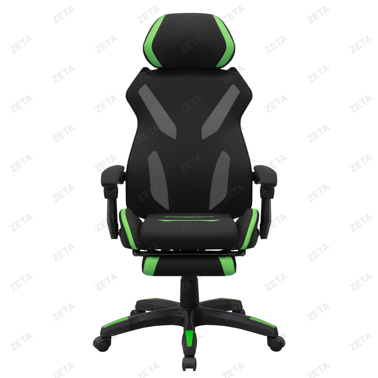 Кресло "НС-902" (чёрный и зелёный) (ВИ) - изображение 2