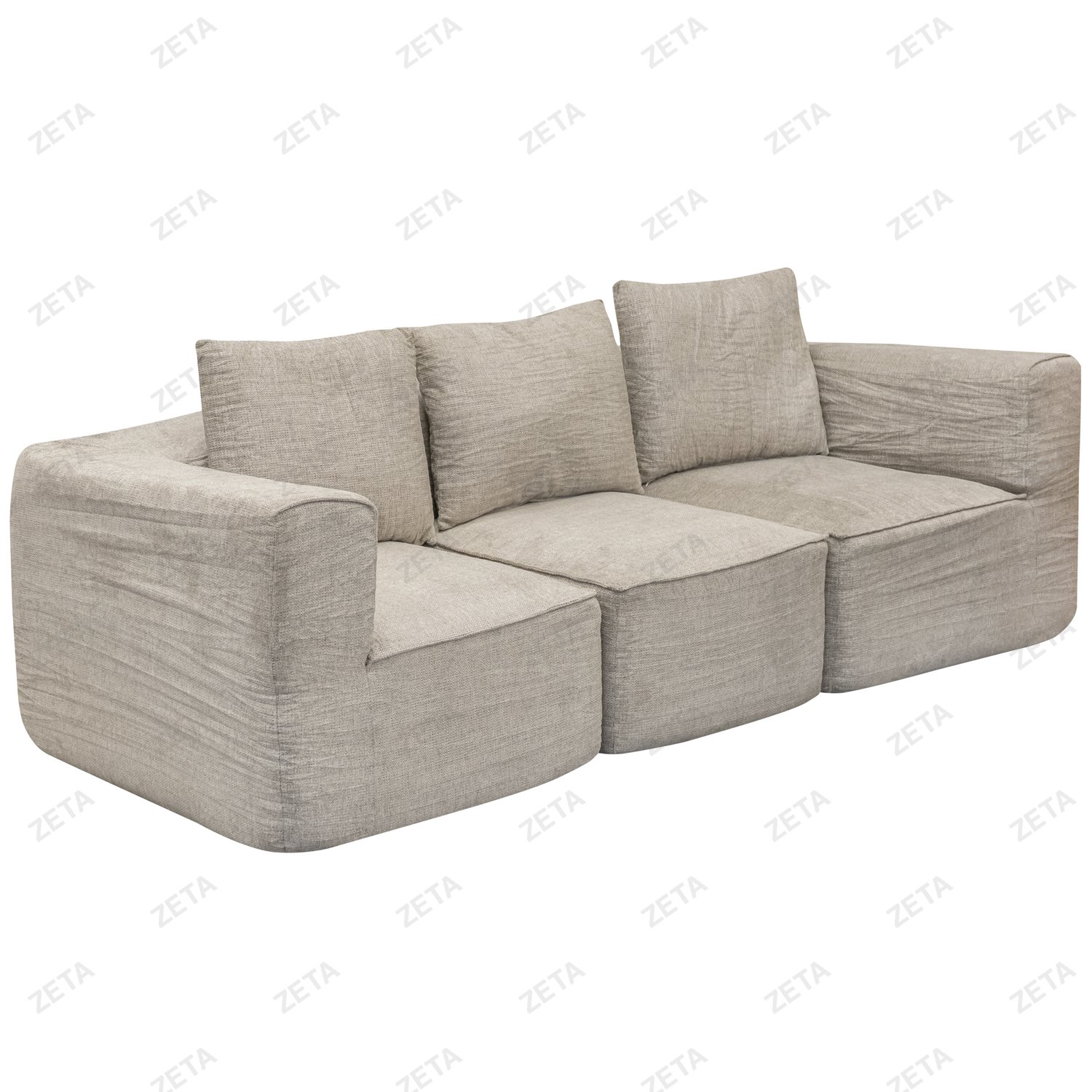 Диван 3LEY-070N1-PZY-HN/PM1-NH (светло-коричевый) (ВИ)