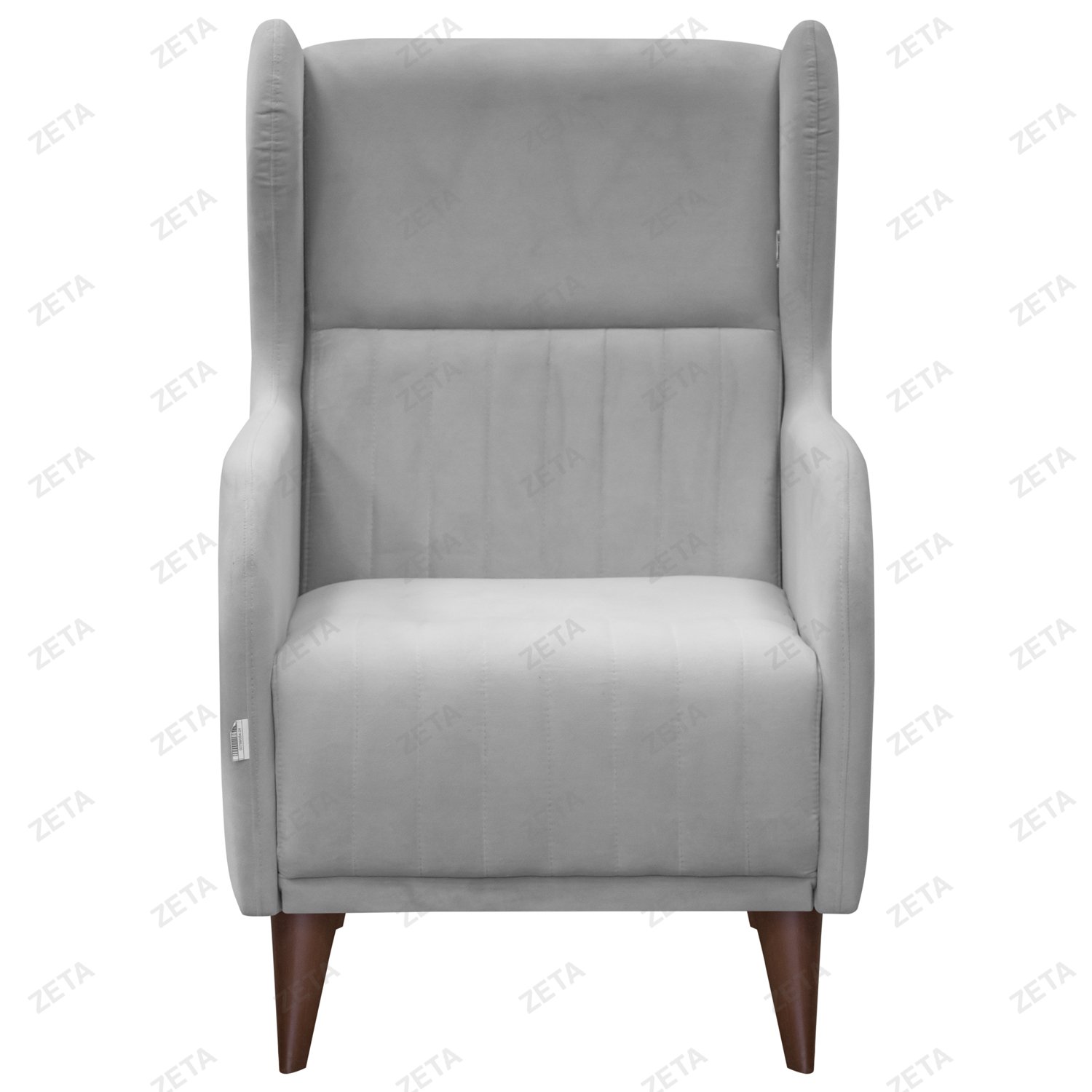 Кресло "Градара" (650*725*990 мм) №Luma 13 (светло-серый) (АСМ-Э) - изображение 2