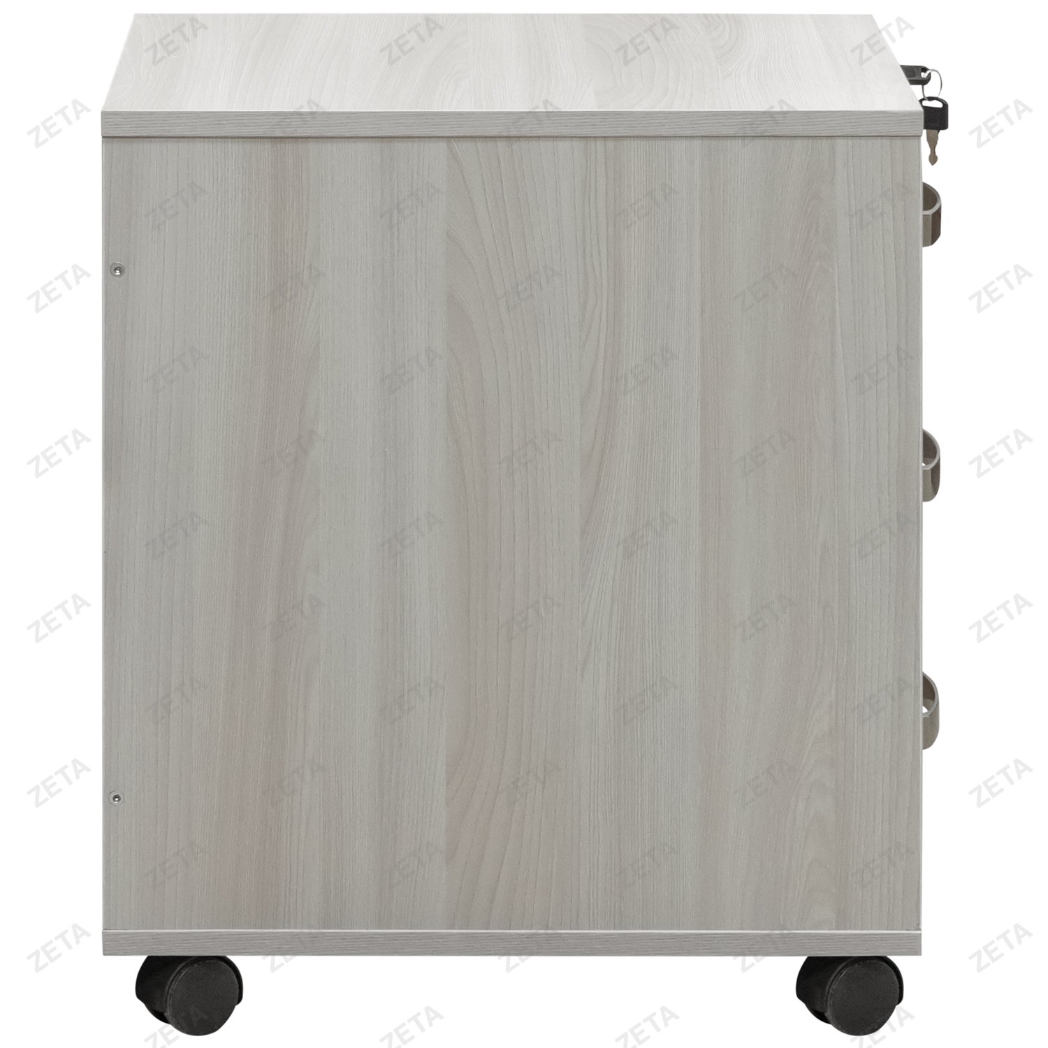 Тумба мобильная с замком Кул-105 (ясень шимо светлый) (ТП)