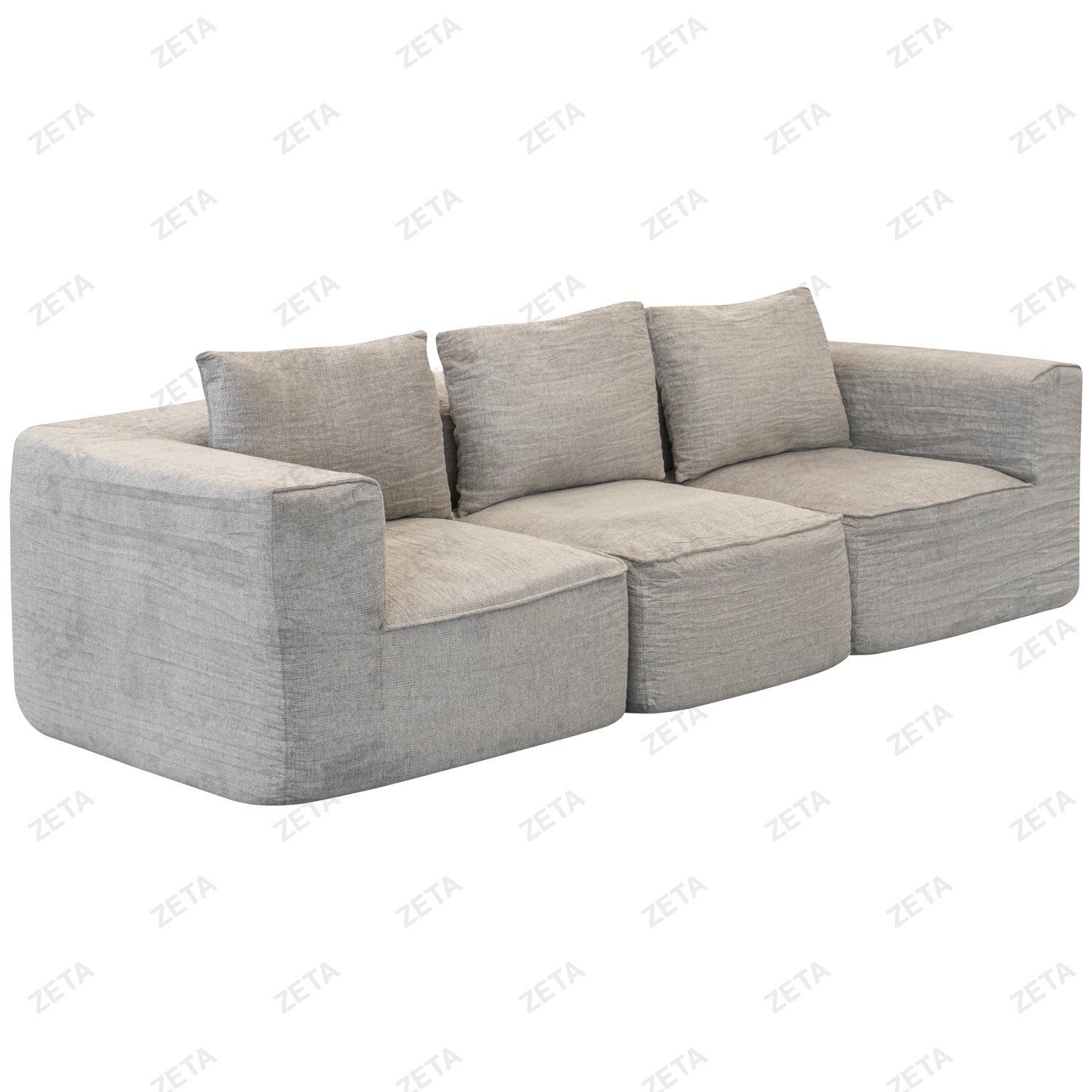 Диван 3LEY-070N1-PZY-HN (светло-коричневый) (ВИ)