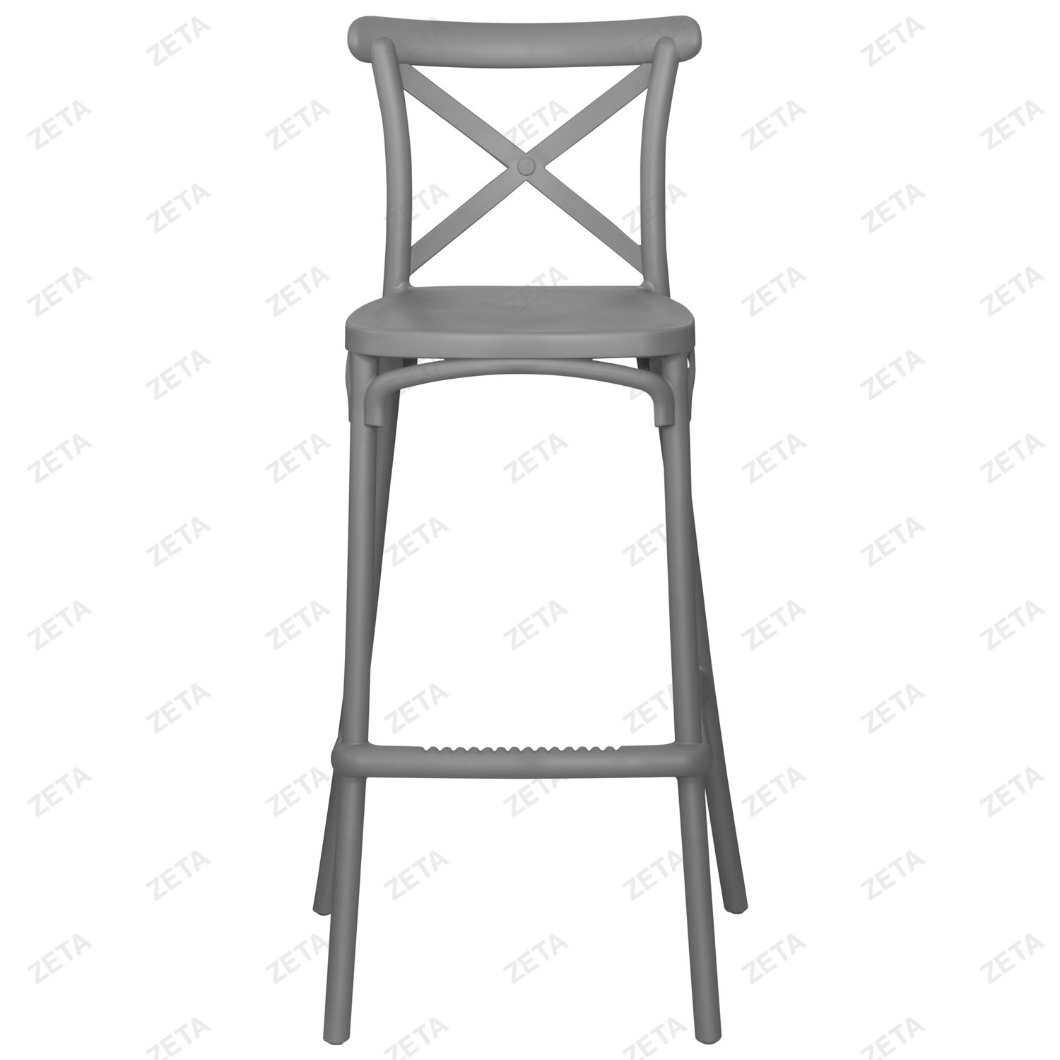 Стул барный JZC-557 (серый) (ВИ)