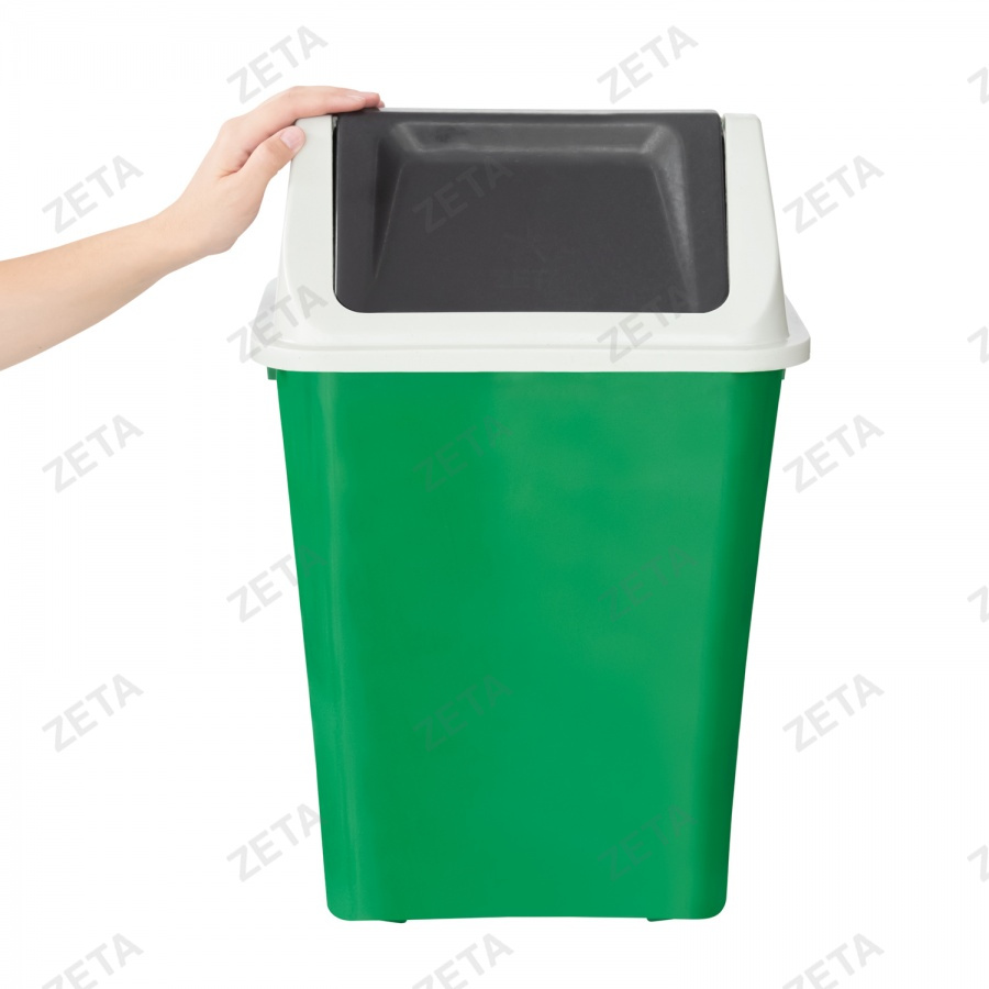 Ведро для мусора с клапаном, цветное (23 л.) - изображение 2